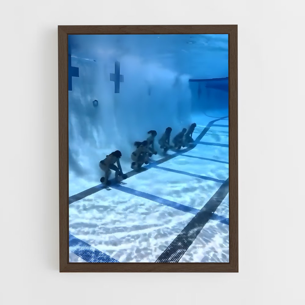 Poster Synchronized de diving synchronisé – affiche Plongeon synchronisé (vue 5)